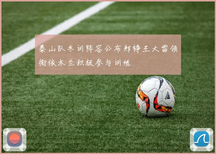 泰山队冬训阵容公布郑铮王大雷领衔依木兰积极参与训练